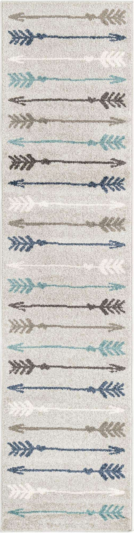 Light Gray 2' 7 x 10' Autumn Runner Area Rug 100% Polypropylene Durable Jute Backing Living Dining Room Bedroom Office Modern Decor Carpet for Sale at Rug Engine