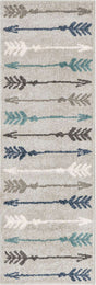Light Gray 2' x 6' 1 Autumn Runner Area Rug 100% Polypropylene Durable Jute Backing Living Dining Room Bedroom Office Modern Decor Carpet for Sale at Rug Engine