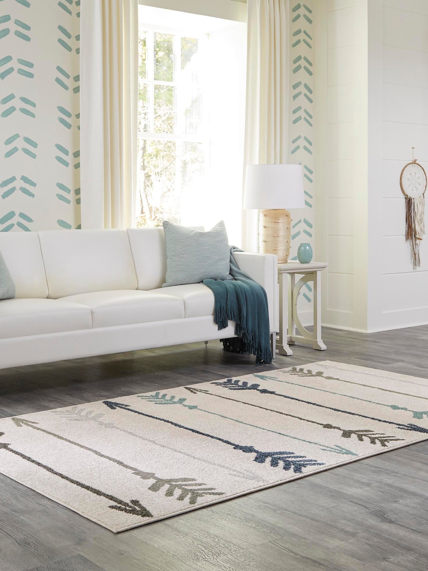 Ivory 5' 3 x 8' Autumn Rectangle Area Rug 100% Polypropylene Durable Jute Backing Living Dining Room Bedroom Office Modern Decor Carpet for Sale at Rug Engine