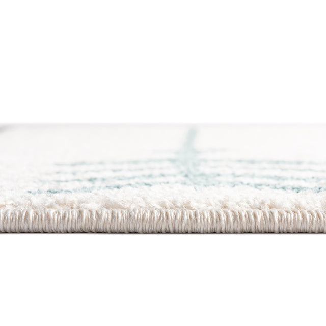 Ivory 7' 10 x 7' 10 Autumn Round Area Rug 100% Polypropylene Durable Jute Backing Living Dining Room Bedroom Office Modern Decor Carpet for Sale at Rug Engine
