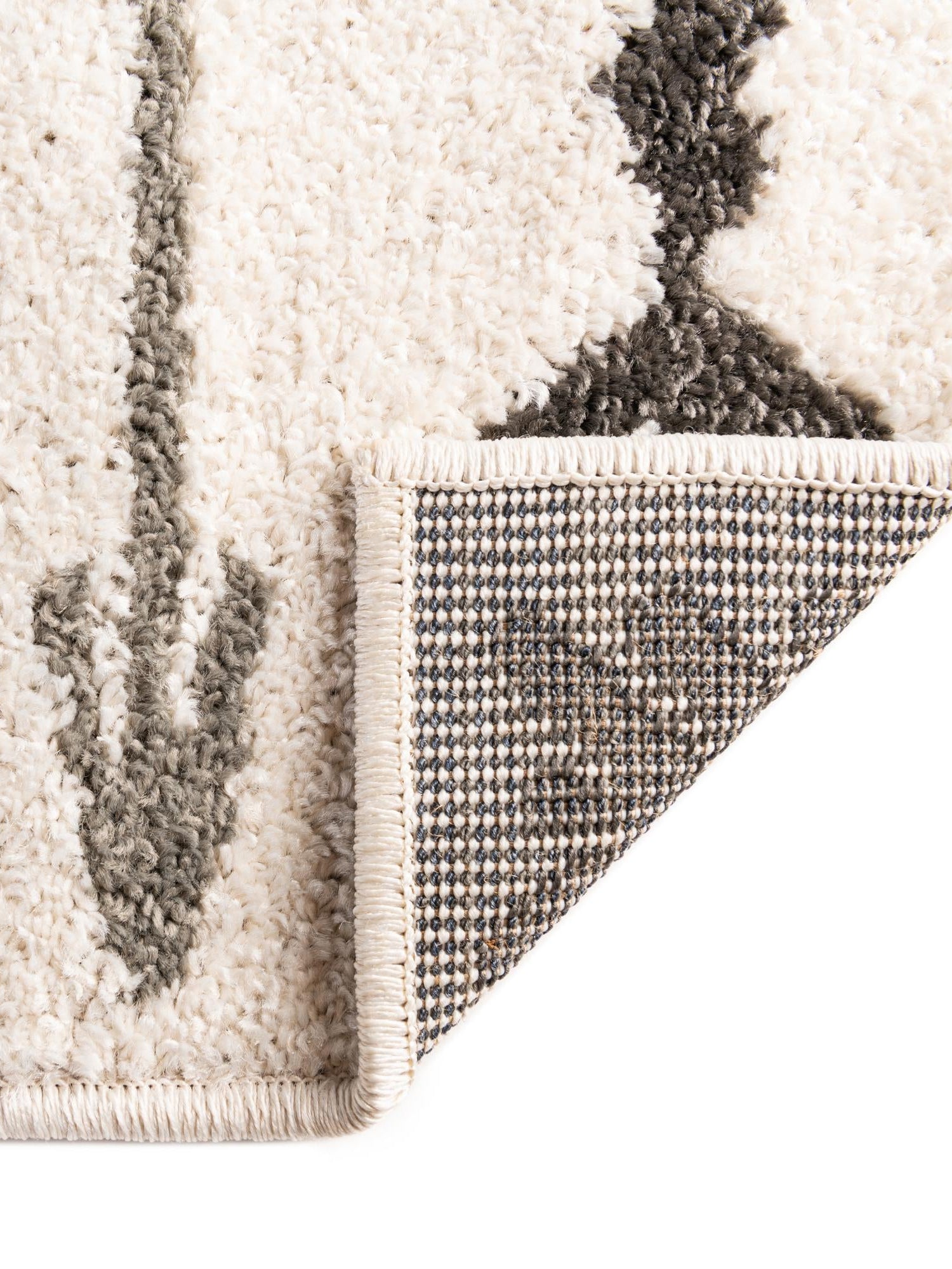 Ivory 2' x 6' 1 Autumn Runner Area Rug 100% Polypropylene Durable Jute Backing Living Dining Room Bedroom Office Modern Decor Carpet for Sale at Rug Engine