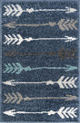 Navy Blue 2' x 3' 1 Autumn Rectangle Area Rug 100% Polypropylene Durable Jute Backing Living Dining Room Bedroom Office Modern Decor Carpet for Sale at Rug Engine