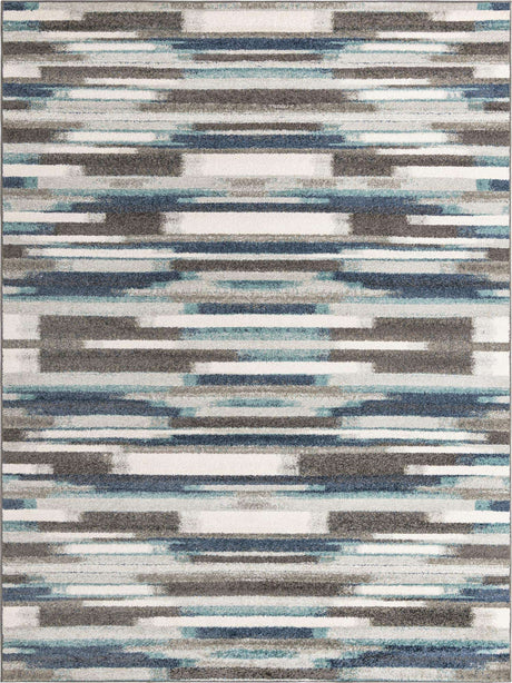 Blue Gray 9' x 12' Autumn Rectangle Area Rug 100% Polypropylene Durable Jute Backing Living Dining Room Bedroom Office Modern Decor Carpet for Sale at Rug Engine