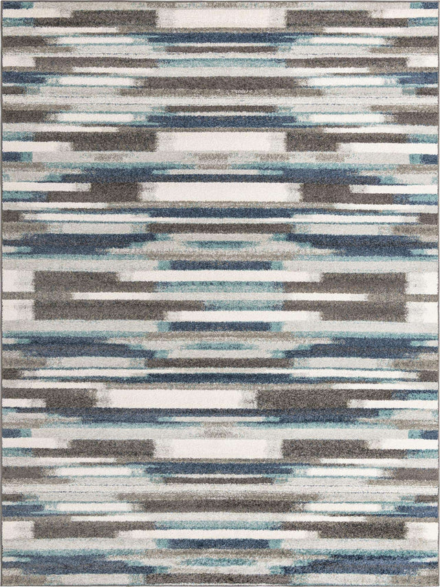 Blue Gray 9' x 12' Autumn Rectangle Area Rug 100% Polypropylene Durable Jute Backing Living Dining Room Bedroom Office Modern Decor Carpet for Sale at Rug Engine