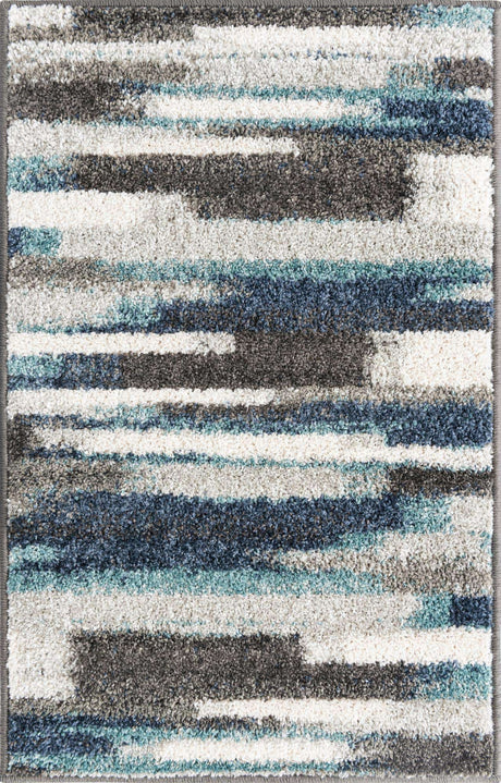 Blue Gray 2' x 3' 1 Autumn Rectangle Area Rug 100% Polypropylene Durable Jute Backing Living Dining Room Bedroom Office Modern Decor Carpet for Sale at Rug Engine