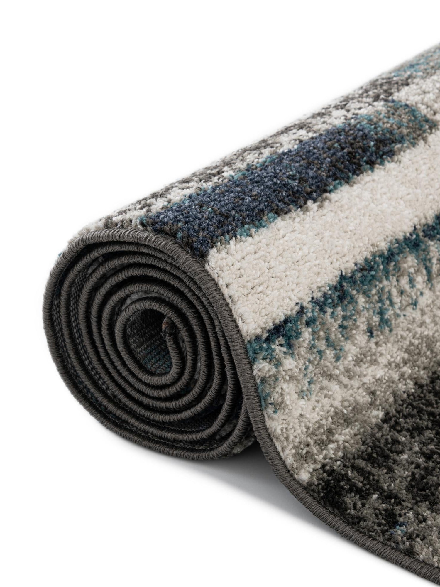 Blue Gray 7' 10 x 7' 10 Autumn Round Area Rug 100% Polypropylene Durable Jute Backing Living Dining Room Bedroom Office Modern Decor Carpet for Sale at Rug Engine