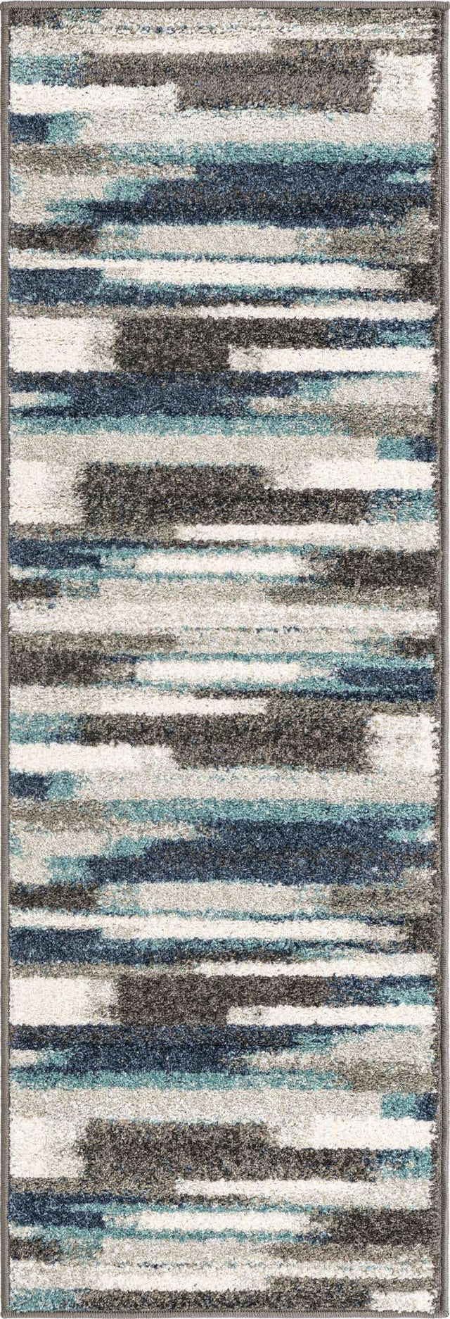 Blue Gray 2' x 6' 1 Autumn Runner Area Rug 100% Polypropylene Durable Jute Backing Living Dining Room Bedroom Office Modern Decor Carpet for Sale at Rug Engine