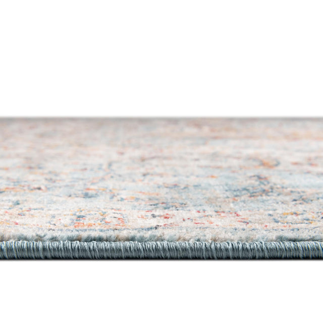 Blue 7' 10 x 10' 2 Newport Rectangle Area Rug 100% Polypropylene Traditional Distressed Classic Contemporary Carpet for Home Decor for Sale at Rug Engine