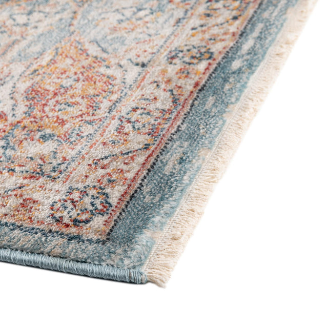 Blue 4' x 5' 11 Newport Rectangle Area Rug 100% Polypropylene Traditional Distressed Classic Contemporary Carpet for Home Decor for Sale at Rug Engine