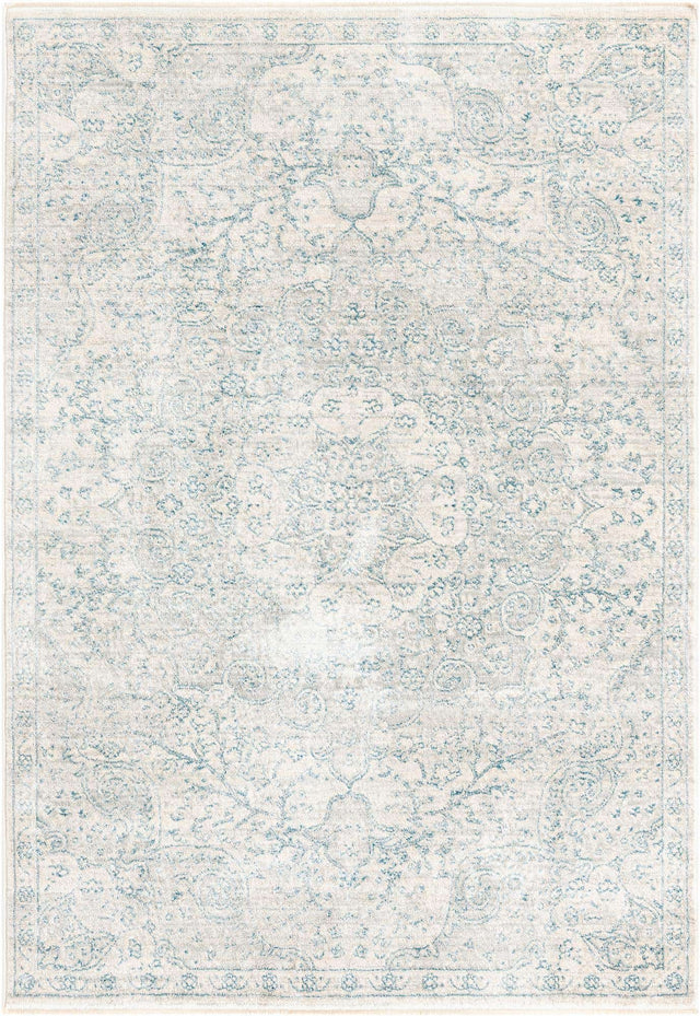 Gray 4' x 5' 11 Newport Rectangle Area Rug 100% Polypropylene Traditional Distressed Classic Contemporary Carpet for Home Decor for Sale at Rug Engine