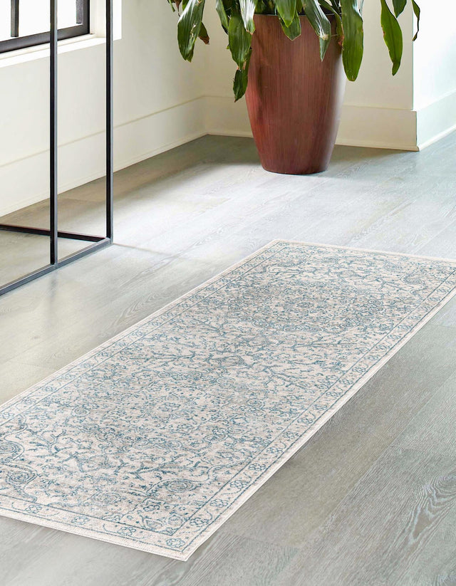 Gray 2' x 5' 11 Newport Runner Area Rug 100% Polypropylene Traditional Distressed Classic Contemporary Carpet for Home Decor for Sale at Rug Engine