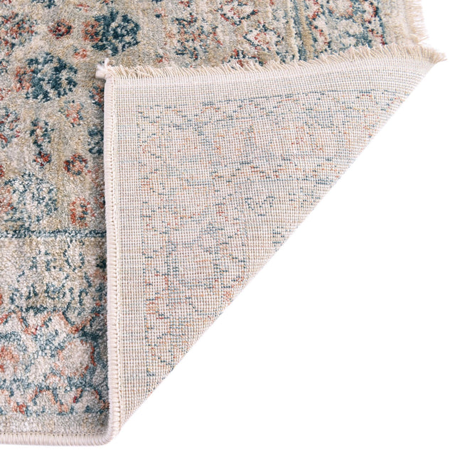 Multicolor 10' 2 x 10' 2 Newport Square Area Rug 100% Polypropylene Traditional Distressed Classic Contemporary Carpet for Home Decor for Sale at Rug Engine