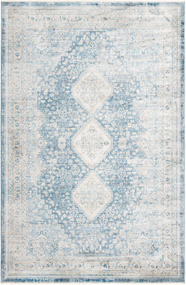 Navy Blue 6' x 9' 2 Newport Rectangle Area Rug 100% Polypropylene Traditional Distressed Classic Contemporary Carpet for Home Decor for Sale at Rug Engine