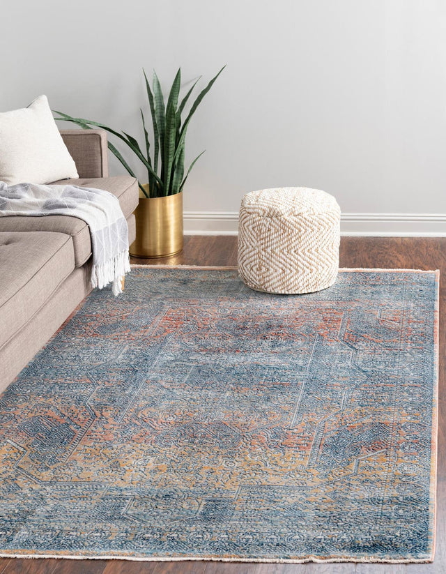 Multicolor 2' x 3' 1 Newport Rectangle Area Rug 100% Polypropylene Traditional Distressed Classic Contemporary Carpet for Home Decor for Sale at Rug Engine