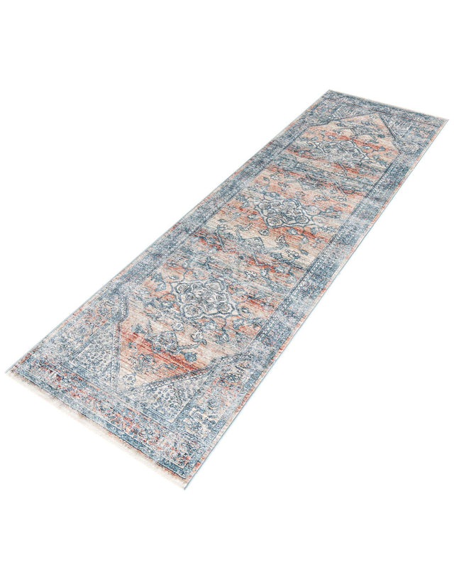 Multicolor 2' 7 x 10' 2 Newport Runner Area Rug 100% Polypropylene Traditional Distressed Classic Contemporary Carpet for Home Decor for Sale at Rug Engine