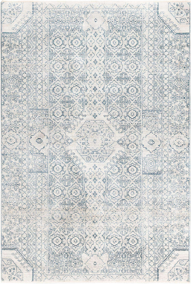 Gray 5' 3 x 8' Newport Rectangle Area Rug 100% Polypropylene Traditional Distressed Classic Contemporary Carpet for Home Decor for Sale at Rug Engine