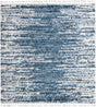 Blue 7' 10 x 7' 10 Serenity Shag Square Area Rug Thick Soft Touch Fluffy & Plush Shaggy Pile