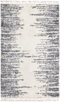 White 5' 3 x 8' Serenity Shag Rectangle Area Rug Thick Soft Touch Fluffy & Plush Shaggy Pile