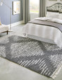 Gray 7' 10 x 10' Serenity Shag Rectangle Area Rug Thick Soft Touch Fluffy & Plush Shaggy Pile