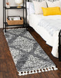 Gray 2' x 8' Serenity Shag Runner Area Rug Thick Soft Touch Fluffy & Plush Shaggy Pile