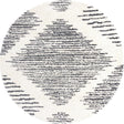 White 10' x 10' Serenity Shag Round Area Rug Thick Soft Touch Fluffy & Plush Shaggy Pile