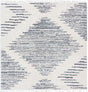 White 10' x 10' Serenity Shag Square Area Rug Thick Soft Touch Fluffy & Plush Shaggy Pile