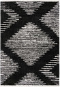 Black and White 10' x 14' Serenity Shag Rectangle Area Rug Thick Soft Touch Fluffy & Plush Shaggy Pile