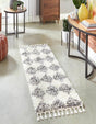 White 2' 7 x 12' Serenity Shag Runner Area Rug Thick Soft Touch Fluffy & Plush Shaggy Pile
