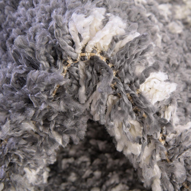 Gray 7' 10 x 10' Serenity Shag Rectangle Area Rug Thick Soft Touch Fluffy & Plush Shaggy Pile Carpet for Living Rooms, Kitchen, Bedrooms, Office, Dorms for Sale at Rug Engine
