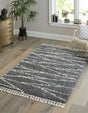 Gray 10' x 14' Serenity Shag Rectangle Area Rug Thick Soft Touch Fluffy & Plush Shaggy Pile