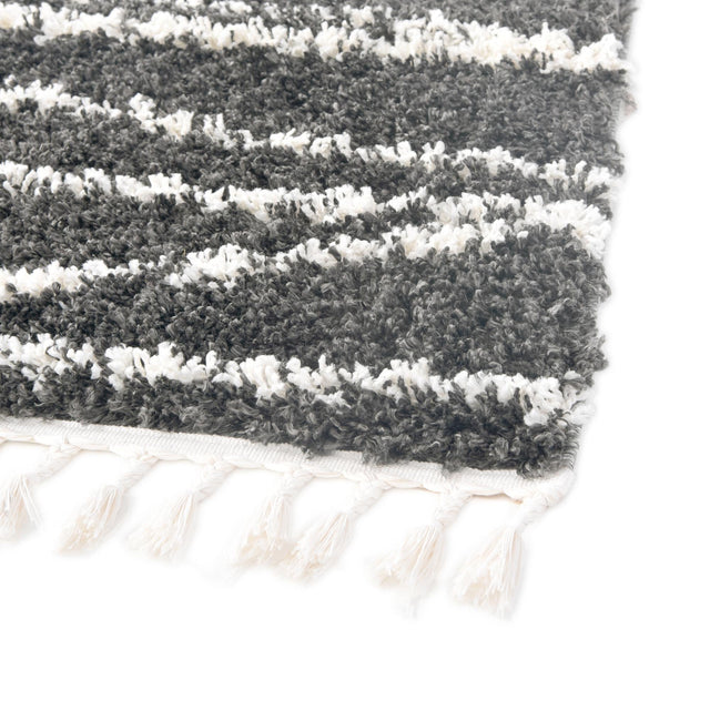 Gray 7' 10 x 10' Serenity Shag Rectangle Area Rug Thick Soft Touch Fluffy & Plush Shaggy Pile Carpet for Living Rooms, Kitchen, Bedrooms, Office, Dorms for Sale at Rug Engine