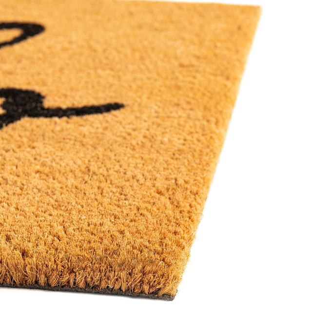 Natural 1' 6 x 2' 6 Doormat Entryway Porch Patio Deck Outdoor Area Rug 100% Coir With Vinyl Backing Carpet Mat for Outside Entryways for Sale at Rug Engine