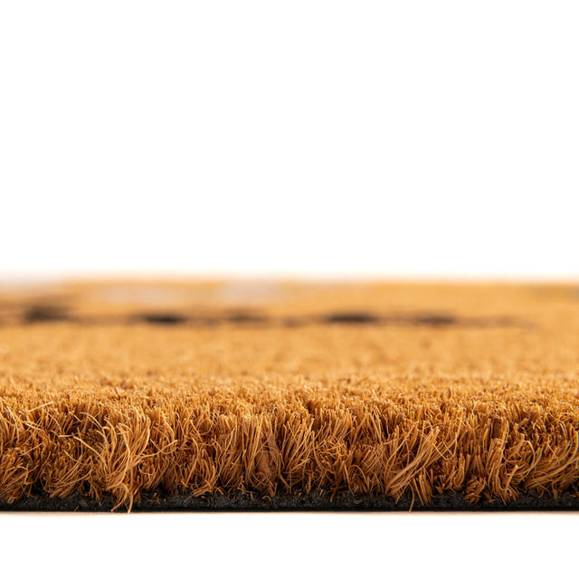 Natural 1' 6 x 2' 6 Doormat Entryway Porch Patio Deck Outdoor Area Rug 100% Coir With Vinyl Backing Carpet Mat for Outside Entryways for Sale at Rug Engine