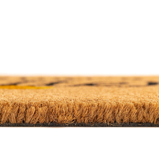 Natural 1' 6 x 2' 6 Doormat Entryway Porch Patio Deck Outdoor Area Rug 100% Coir With Vinyl Backing Carpet Mat for Outside Entryways for Sale at Rug Engine
