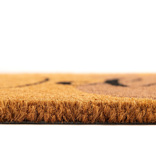 Natural 1' 6 x 2' 6 Doormat Entryway Porch Patio Deck Outdoor Area Rug 100% Coir With Vinyl Backing Carpet Mat for Outside Entryways for Sale at Rug Engine