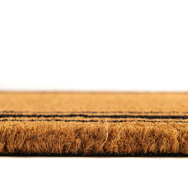Natural 1' 6 x 2' 6 Doormat Entryway Porch Patio Deck Outdoor Area Rug 100% Coir With Vinyl Backing Carpet Mat for Outside Entryways for Sale at Rug Engine