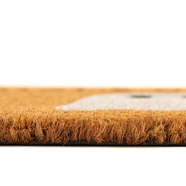 Seasonal Festive Natural 1' 6 x 2' 6 Doormat Entryway Porch Patio Deck Outdoor Area Rug 100% Coir With Vinyl Backing Carpet Mat for Outside Entryways for Sale at Rug Engine