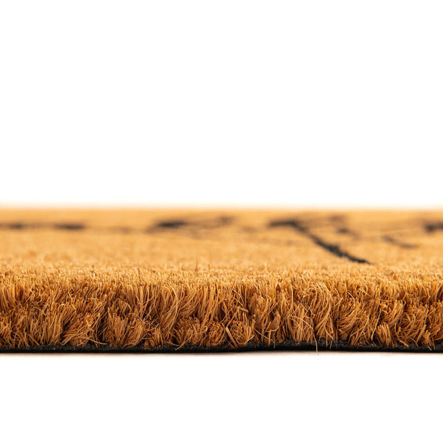 Seasonal Festive Natural 1' 6 x 2' 6 Doormat Entryway Porch Patio Deck Outdoor Area Rug 100% Coir With Vinyl Backing Carpet Mat for Outside Entryways for Sale at Rug Engine