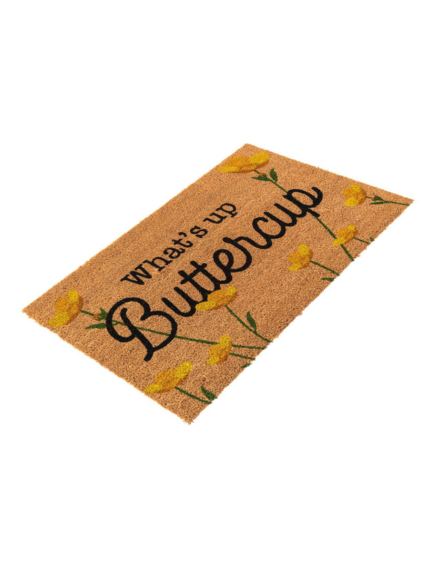 Natural 1' 6 x 2' 6 Doormat Entryway Porch Patio Deck Outdoor Area Rug 100% Coir With Vinyl Backing Carpet Mat for Outside Entryways for Sale at Rug Engine