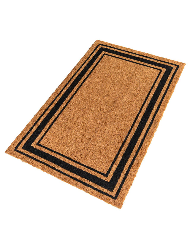 Natural 1' 6 x 2' 6 Doormat Entryway Porch Patio Deck Outdoor Area Rug 100% Coir With Vinyl Backing Carpet Mat for Outside Entryways for Sale at Rug Engine