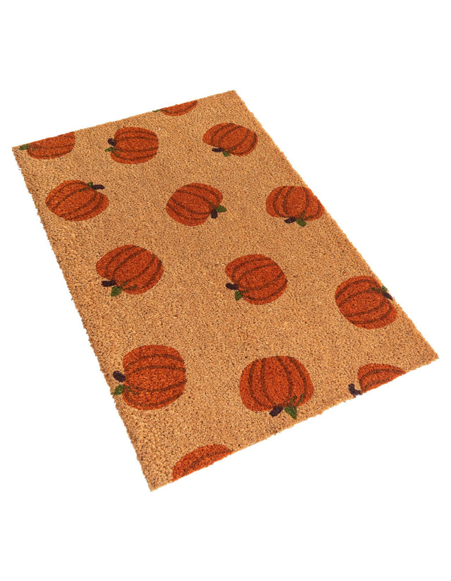 Seasonal Festive Natural 1' 6 x 2' 6 Doormat Entryway Porch Patio Deck Outdoor Area Rug 100% Coir With Vinyl Backing Carpet Mat for Outside Entryways for Sale at Rug Engine