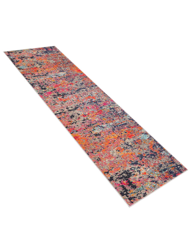 Multicolor 2' x 8' Vivid Runner Area Rug Colorful Modern Unique Indoor Easy Clean Durable Carpet Mat for Home Interior Design & Decor for Sale at Rug Engine