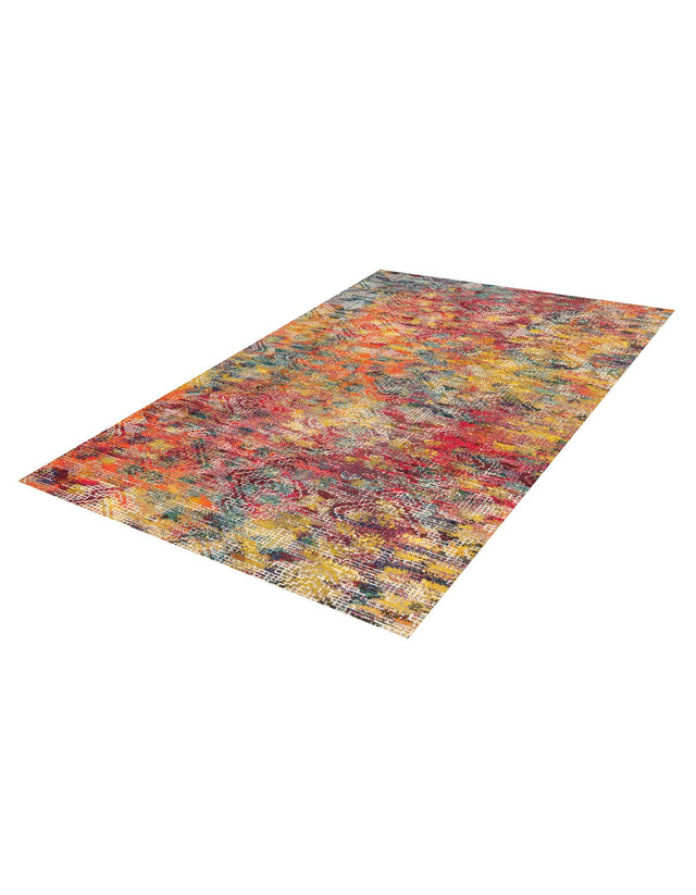 Multicolor 7' 10 x 10' Vivid Rectangle Area Rug Colorful Modern Unique Indoor Easy Clean Durable Carpet Mat for Home Interior Design & Decor for Sale at Rug Engine