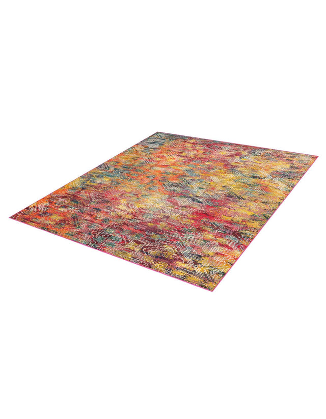 Multicolor 7' 10 x 7' 10 Vivid Square Area Rug Colorful Modern Unique Indoor Easy Clean Durable Carpet Mat for Home Interior Design & Decor for Sale at Rug Engine