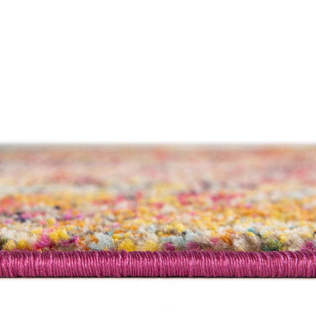 Multicolor 5' 3 x 5' 3 Vivid Octagon Area Rug Colorful Modern Unique Indoor Easy Clean Durable Carpet Mat for Home Interior Design & Decor for Sale at Rug Engine