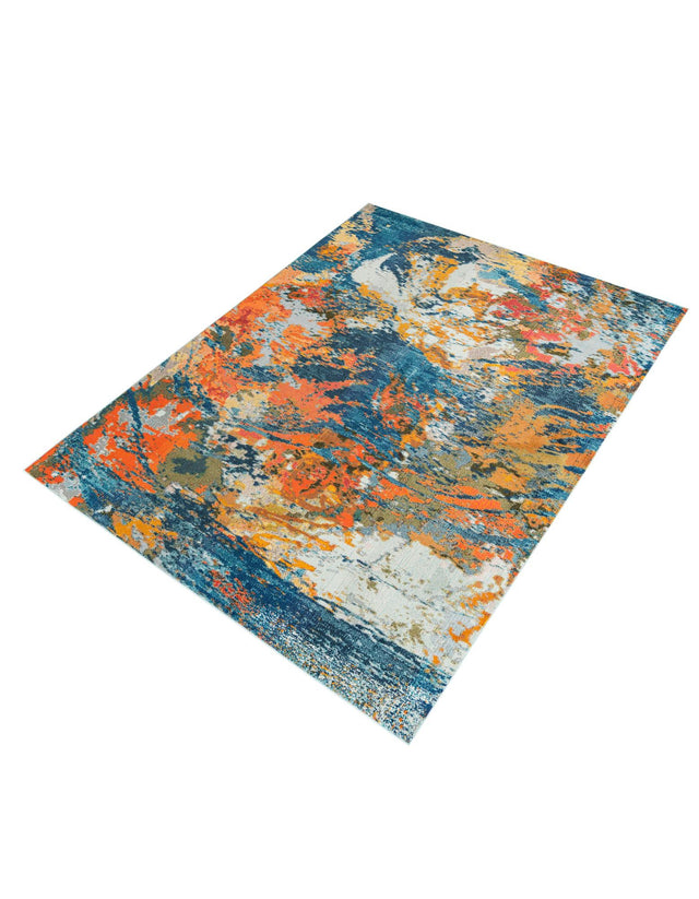 Multicolor 9' x 12' Vivid Rectangle Area Rug Colorful Modern Unique Indoor Easy Clean Durable Carpet Mat for Home Interior Design & Decor for Sale at Rug Engine
