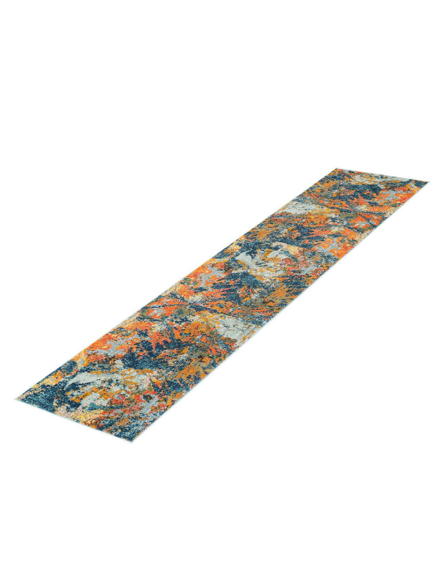 Multicolor 2' x 8' Vivid Runner Area Rug Colorful Modern Unique Indoor Easy Clean Durable Carpet Mat for Home Interior Design & Decor for Sale at Rug Engine