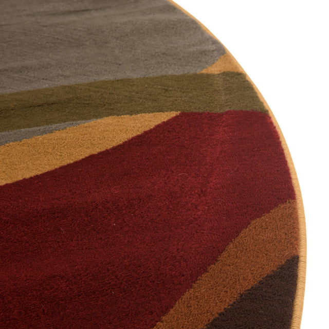 Multicolor 7' 10 x 10' Cafe Oval Area Rug 100% Polypropylene With Cotton Backing Modern Abstract Design Carpet for Home Living Room Dining Office Decor for Sale at Rug Engine