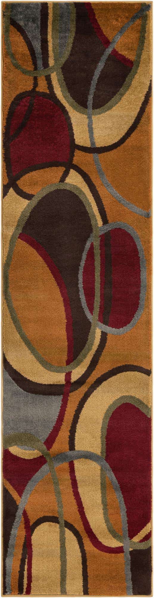 Multicolor 2' x 8' Cafe Runner Area Rug 100% Polypropylene With Cotton Backing Modern Abstract Design Carpet for Home Living Room Dining Office Decor for Sale at Rug Engine