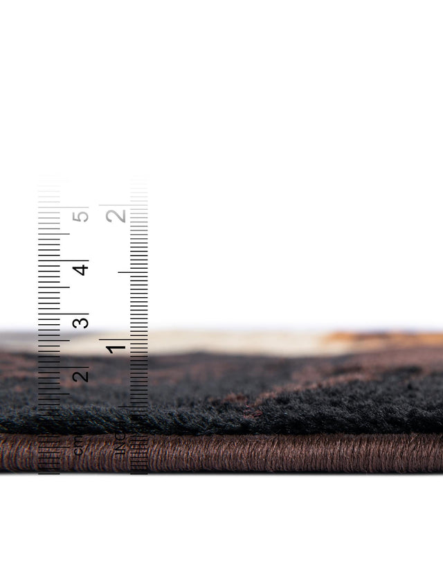 Multicolor 2' x 3' 1 Cafe Rectangle Area Rug 100% Polypropylene With Cotton Backing Modern Abstract Design Carpet for Home Living Room Dining Office Decor for Sale at Rug Engine